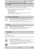 Preview for 12 page of Deublin 1379 Series Operating Manual