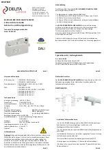 DEUTA Controls EnOcean DALI BL-201-05-868 ERCO 3xGRP 1xSCENE Assembly Instructions And Operating Manual предпросмотр