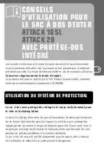 Preview for 11 page of deuter Attack 18 SL Manual