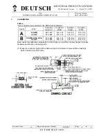 Preview for 2 page of Deutsch DTT-12-00 Instruction Manual