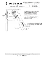 Preview for 3 page of Deutsch DTT-16-02 Instruction Manual