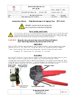 Предварительный просмотр 1 страницы Deutsch DTT-16-03 Instruction Manual