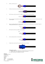 Предварительный просмотр 2 страницы Deutsch QC24-7501P Termination Instructions