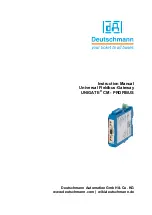 DEUTSCHMANN AUTOMATION UNIGATE CM - PROFIBUS Instruction Manual preview