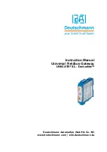 DEUTSCHMANN AUTOMATION UNIGATE EL-DeviceNet Instruction Manual preview