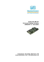 Preview for 1 page of DEUTSCHMANN AUTOMATION UNIGATE IC-DeviceNet Instruction Manual