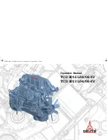 Preview for 1 page of Deutz TCD 2013 L04 4V Operation Manual