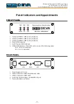 Preview for 9 page of DEVA Broadcast DB2003 Maintenance And Operation Instruction Manual