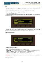 Preview for 44 page of DEVA Broadcast DB7001 Maintenance And Operation Instruction Manual