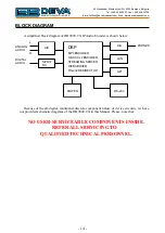 Preview for 14 page of DEVA Broadcast DB9009-TX Maintenance And Operation Instruction Manual