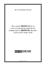 DEVA DB9000-RX Quick User Manual предпросмотр