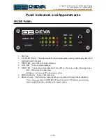 Preview for 10 page of DEVA DB91-RX Maintenance And Operation Instruction Manual