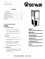 Devair PROdry Instruction Manual preview