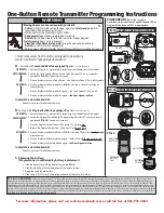 Предварительный просмотр 1 страницы Devanco Canada G1T-BX Programming Instructions