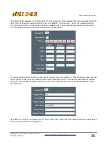 Предварительный просмотр 36 страницы Devantech dS1242 User Manual