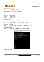 Предварительный просмотр 43 страницы Devantech dS1242 User Manual
