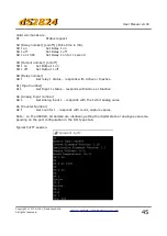 Предварительный просмотр 45 страницы Devantech dS2824 User Manual