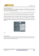 Предварительный просмотр 19 страницы Devantech dS2832 User Manual