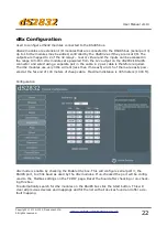 Предварительный просмотр 22 страницы Devantech dS2832 User Manual