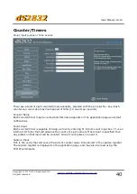 Предварительный просмотр 40 страницы Devantech dS2832 User Manual