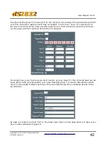 Предварительный просмотр 42 страницы Devantech dS2832 User Manual