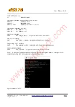 Preview for 30 page of Devantech dS378 User Manual