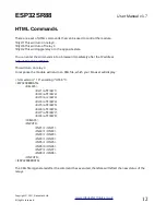 Preview for 12 page of Devantech ESP32SR88 User Manual