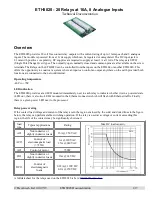 Devantech ETH008 Technical Documentation Manual preview