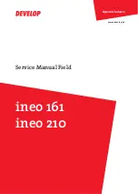 Develop ineo 161 Service Manual preview
