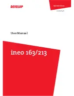 Develop ineo 163 User Manual preview