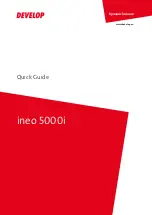 Develop ineo 5000i Quick Manual preview