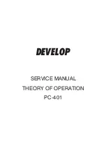 Предварительный просмотр 155 страницы Develop QC 2235 Plus Service Manual