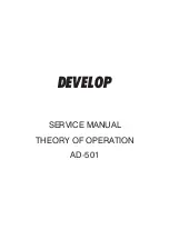 Предварительный просмотр 167 страницы Develop QC 2235 Plus Service Manual