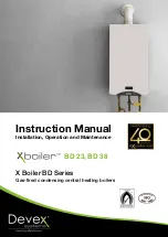 Devex X Boiler BD 23 Instruction Manual предпросмотр