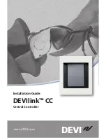 DEVI DEVIlink CC Installation Manual предпросмотр