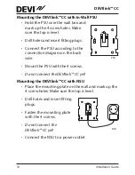 Предварительный просмотр 10 страницы DEVI DEVIlink CC Installation Manual