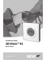 Предварительный просмотр 1 страницы DEVI DEVIlink RS Installation Manual