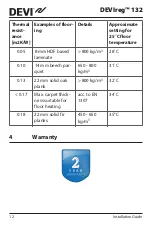 Предварительный просмотр 12 страницы DEVI devireg 132 Installation Manual