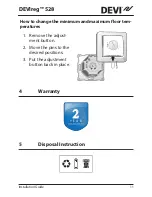 Preview for 11 page of DEVI DEVIreg 528 Installation Manual