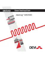 Preview for 1 page of DEVI devireg 540 User Instruction