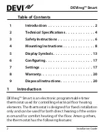 Preview for 2 page of DEVI DEVIreg Smart Installation Manual