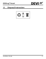 Preview for 21 page of DEVI DEVIreg Smart Installation Manual