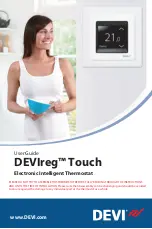 DEVI DEVIreg Touch User Manual предпросмотр