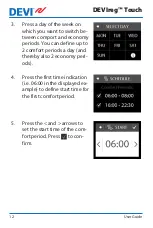 Preview for 12 page of DEVI DEVIreg Touch User Manual