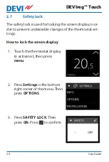 Preview for 24 page of DEVI DEVIreg Touch User Manual