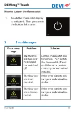 Preview for 33 page of DEVI DEVIreg Touch User Manual