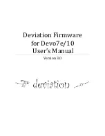 Deviation Devo10 User Manual preview