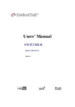 DeviceWell HDS9110 User Manual preview