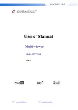 DeviceWell MVP9104 User Manual preview