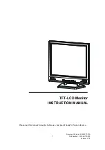 deView electronics TFT-LCD 17" Instruction Manual preview